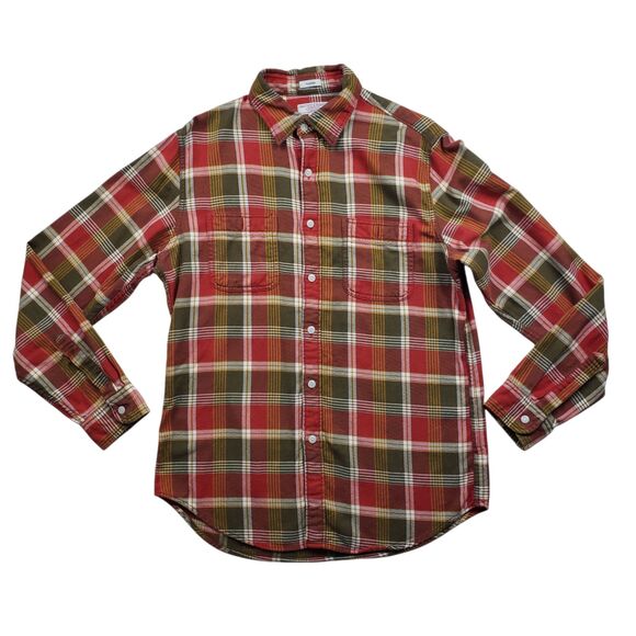 J. Crew Other - Vintage J Crew Wallace & Barnes Flannel Shirt Mens Medium Plaid